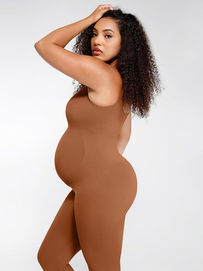 Eco-Friendly Seamless Maternity Support Jumpsuit