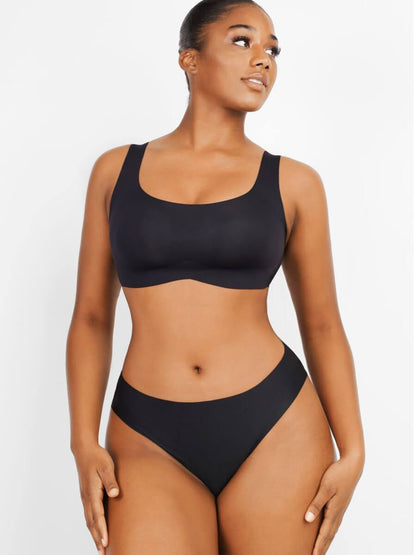 Seamless Comfort Support Bra with Drop-Glue Design