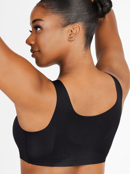 Seamless Comfort Support Bra with Drop-Glue Design
