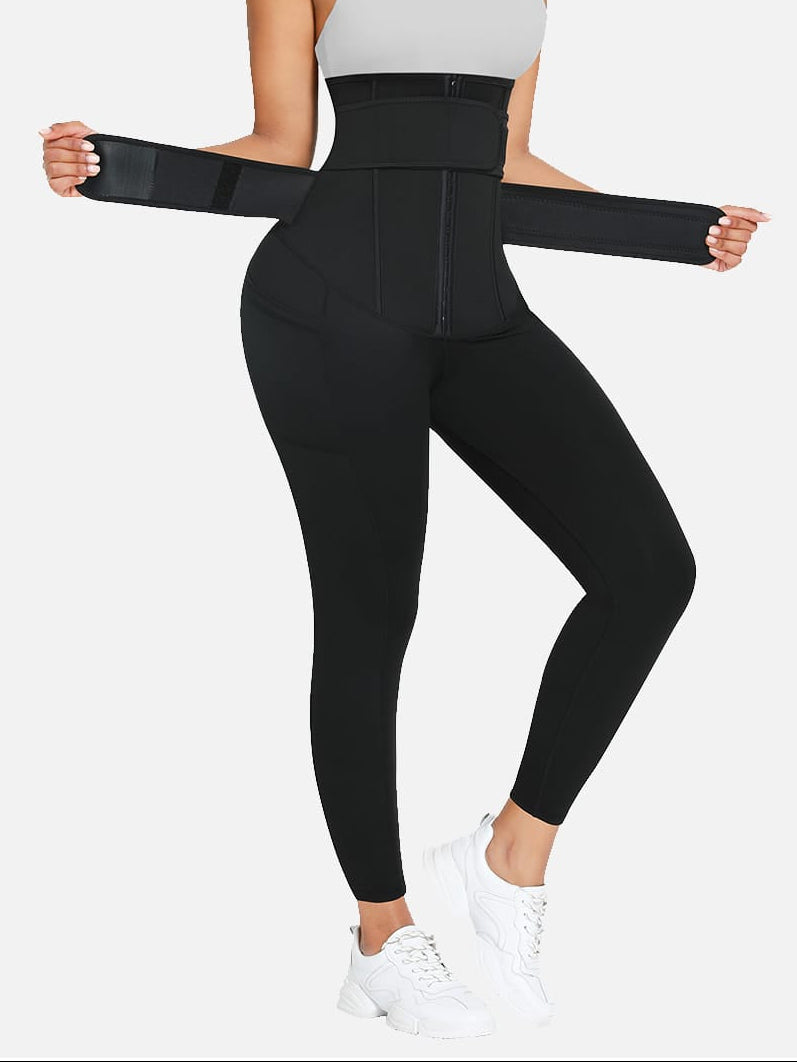 Butt-Lifting Hook-Waist Pocket Yoga Leggings