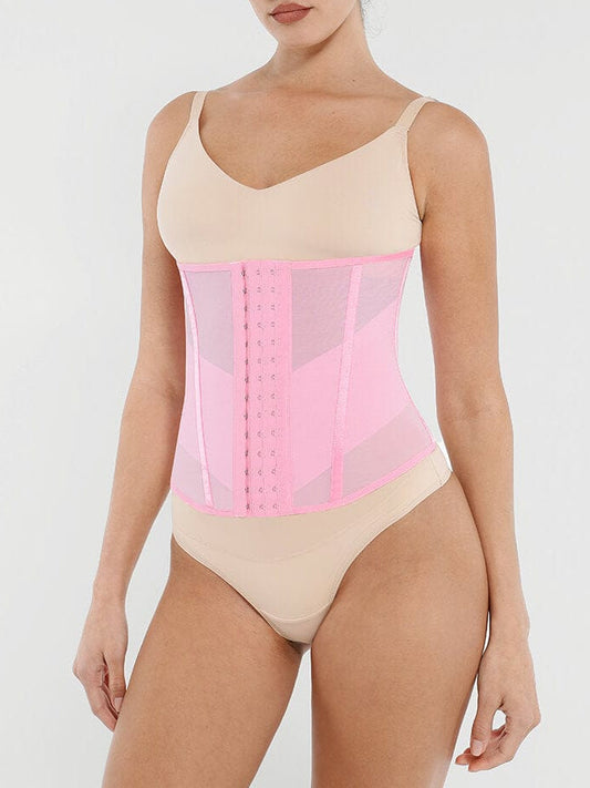 7-Steel-Bone Breathable Mesh Waist Trainer
