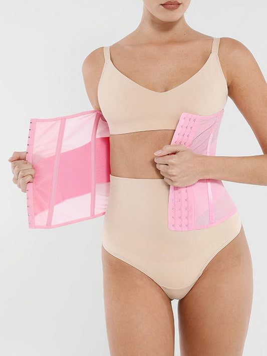 7-Steel-Bone Breathable Mesh Waist Trainer