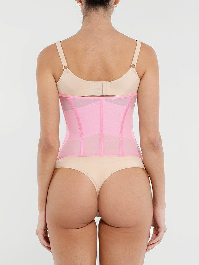 7-Steel-Bone Breathable Mesh Waist Trainer