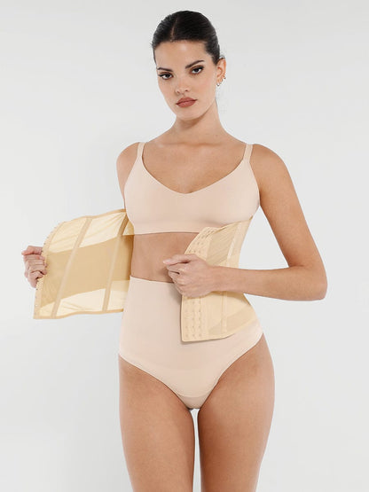 7-Steel-Bone Breathable Mesh Waist Trainer