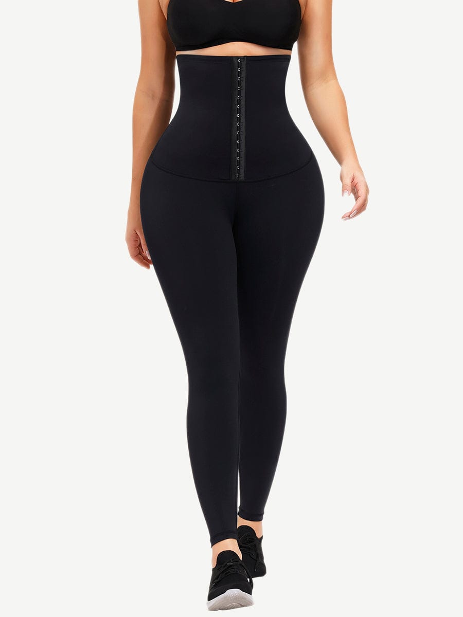 Hook-Closure Waist Trainer Shaping Leggings