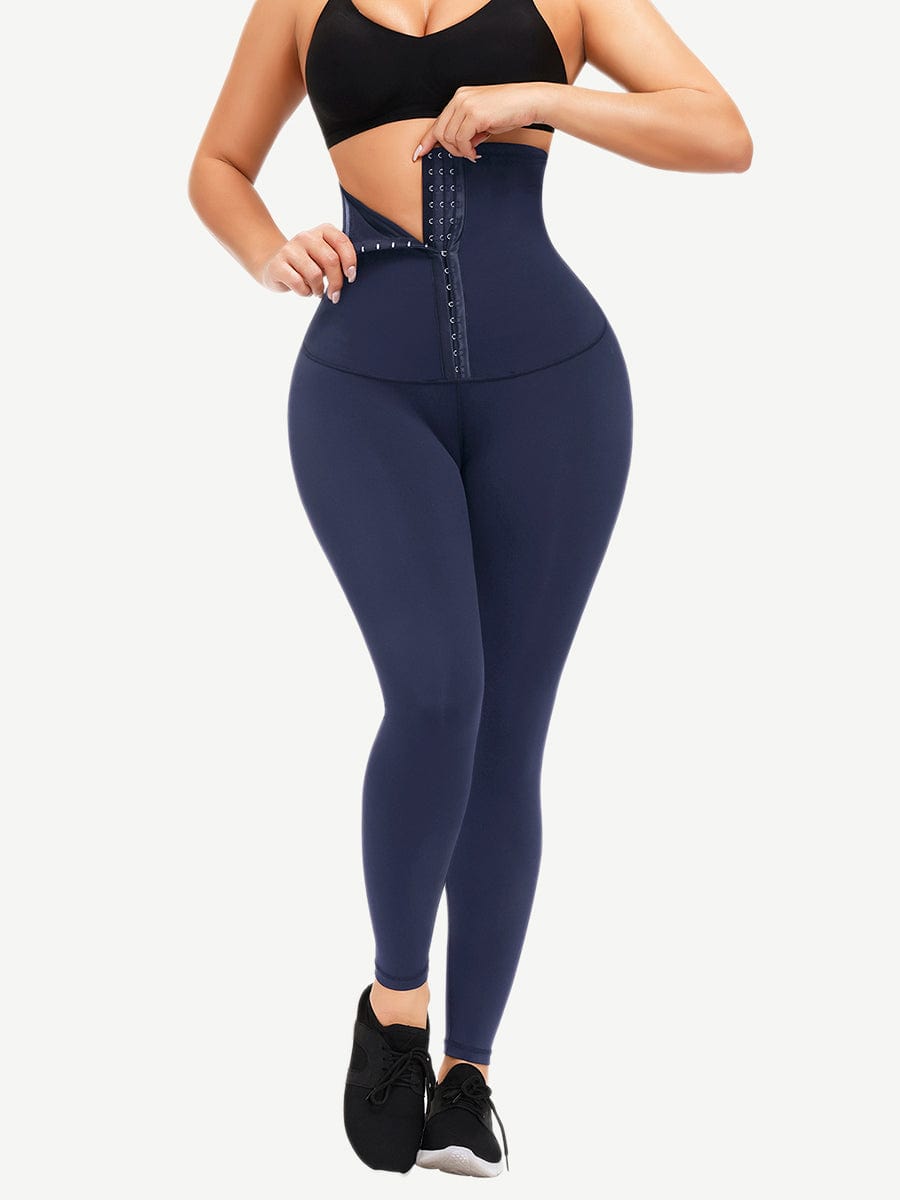 Hook-Closure Waist Trainer Shaping Leggings