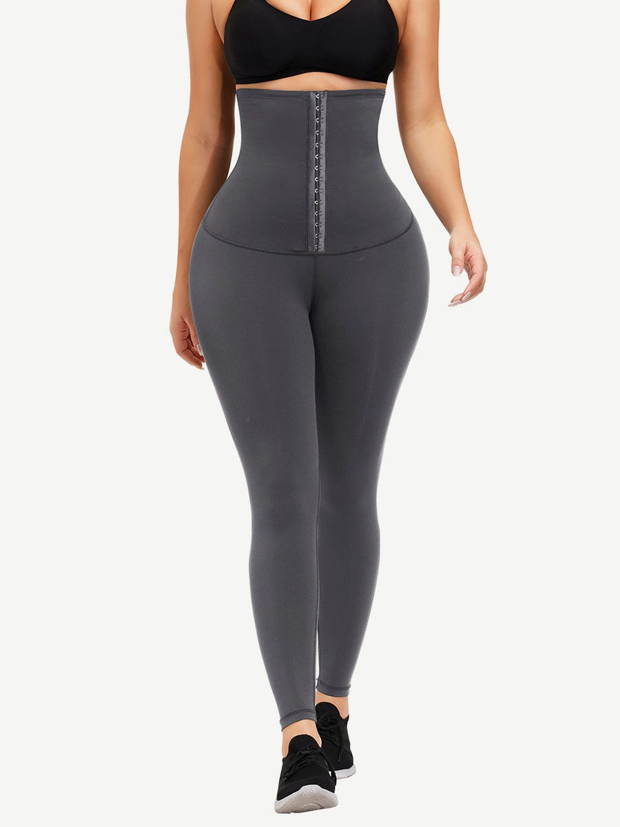Hook-Closure Waist Trainer Shaping Leggings