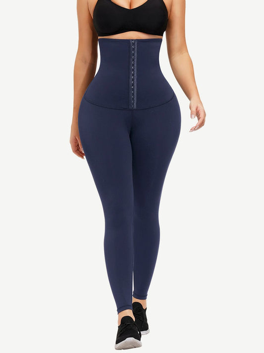 Hook-Closure Waist Trainer Shaping Leggings