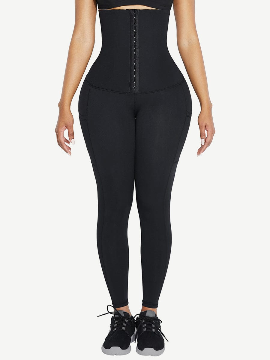 High-Waisted 3-Hook Pocket Shaping Leggings