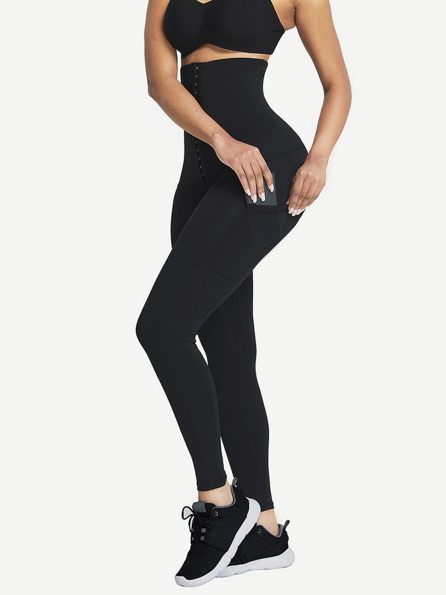 High-Waisted 3-Hook Pocket Shaping Leggings