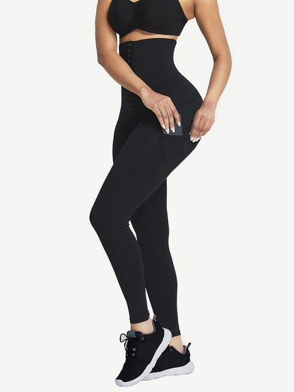 High-Waisted 3-Hook Pocket Shaping Leggings