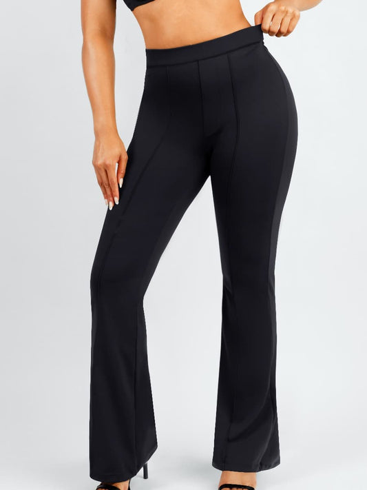 High-Waisted Tummy Control Flared Shaping Pants