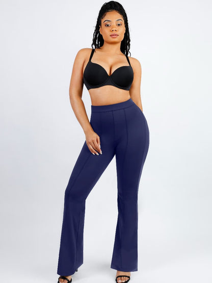 High-Waisted Tummy Control Flared Shaping Pants