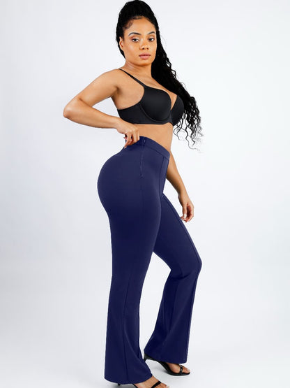 High-Waisted Tummy Control Flared Shaping Pants