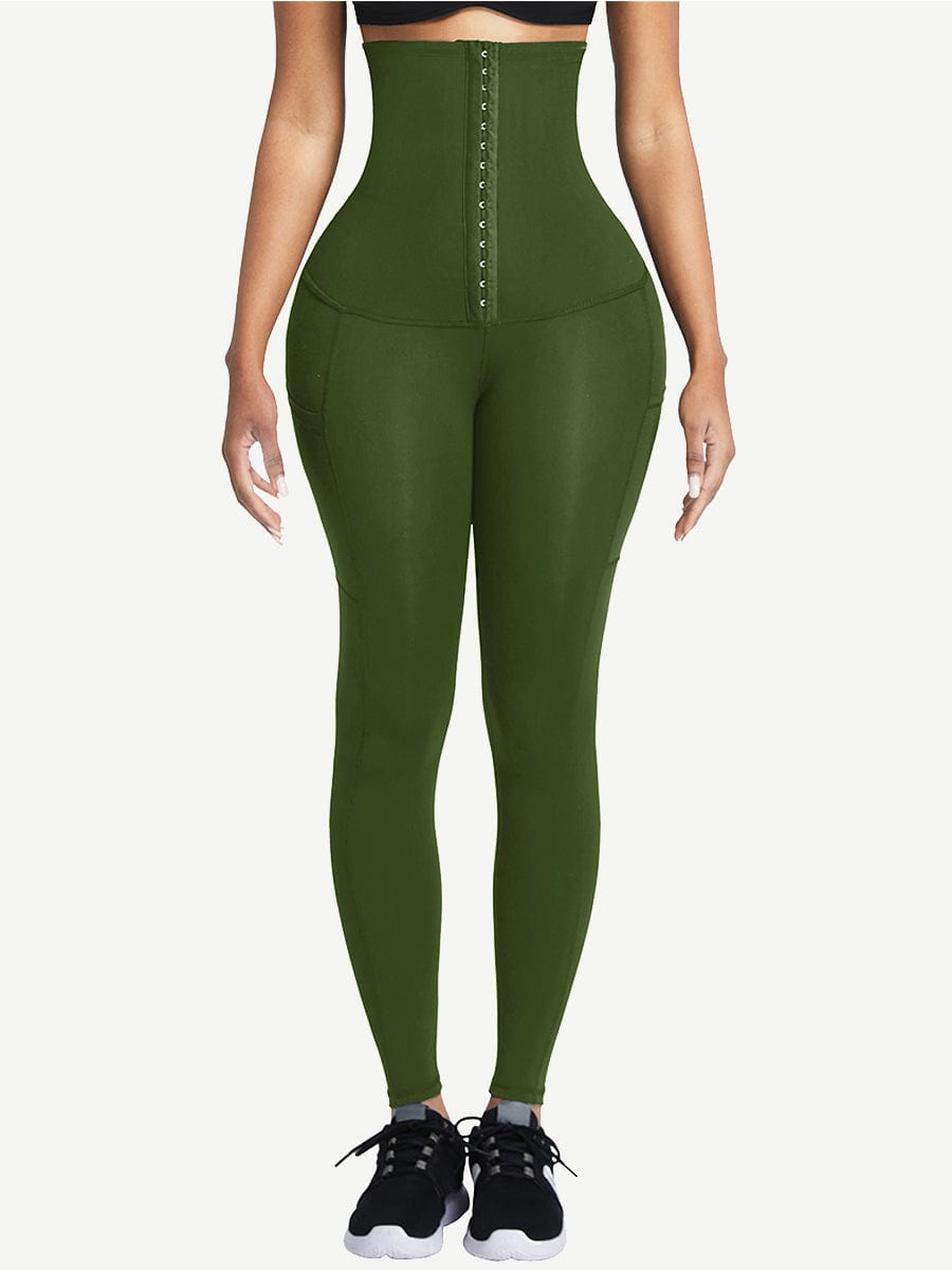 High-Waisted 3-Hook Pocket Shaping Leggings