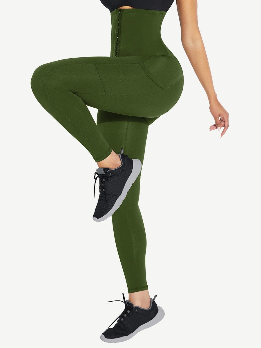 High-Waisted 3-Hook Pocket Shaping Leggings