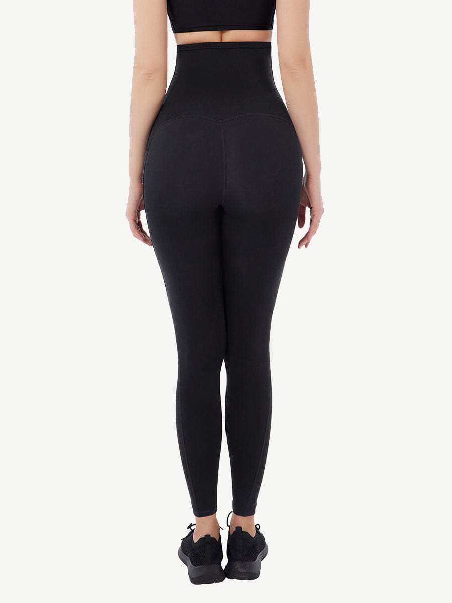 Sports Tummy Control Leg-Shaping Pants with Pockets