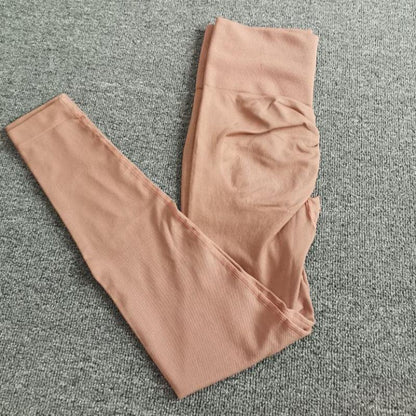 Women Seamless Leggings High Waist Elastic Push Up Leggings Women Lifting Leggings Seamless Workout Yoga Pants Fitness Solid Slim Sport Legging Pants Elegant Soft Female Leggings