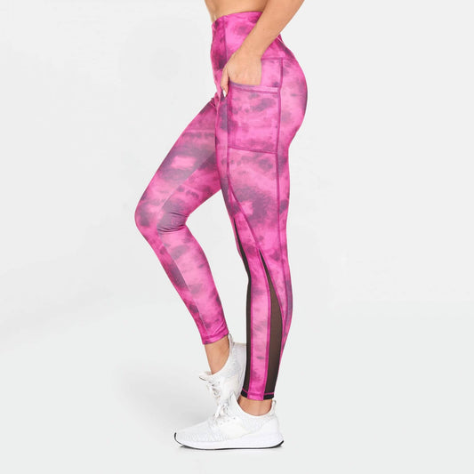 Women's Active High Rise Printed Leggings with Pockets