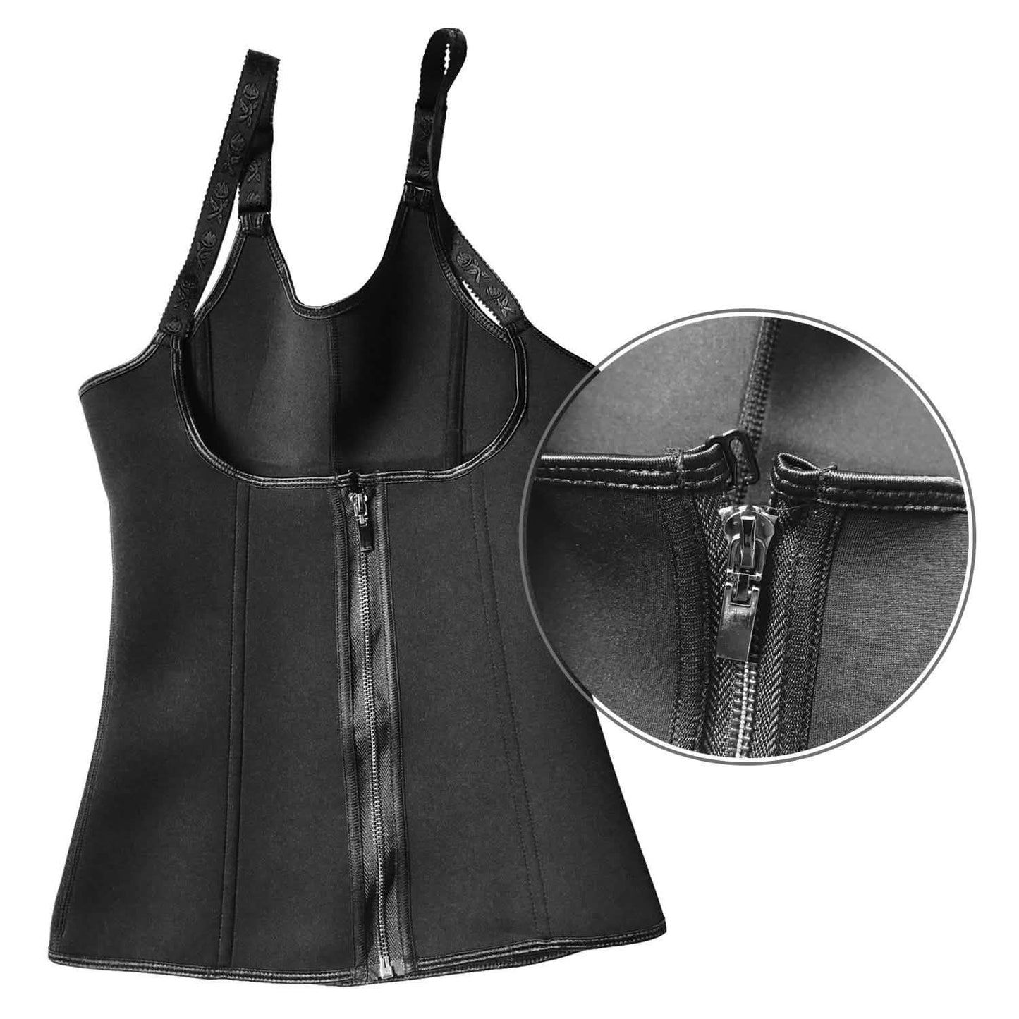 Zippered Waist Trainer Corset